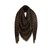 Louis Vuitton Sciarpa classica Monogram Marrone Seta  ref.60740