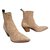 Sartore Ankle Boots Beige Leather  ref.60800