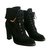 Louis Vuitton Ankle Boots Black Suede  ref.60982