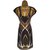 Ted Baker Dresses Black Golden Silk  ref.61019