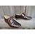 Scarpe Derby Robert Clergerie in pelle verniciata bronzo - vista 4