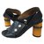 Acne Pica Bamboo Sandals Black Leather  ref.61256
