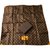 Louis Vuitton Silk scarves Brown  ref.61406