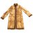 Emanuel Ungaro Coats, Outerwear Beige Leather  ref.61431