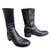 Prada Ankle Boots Black Leather  ref.61518