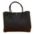 Hermès garden party 36 Black Leather  ref.123720