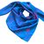 Chanel Bufandas Azul Seda  ref.61608