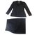 Chanel tailleur jupe classique Laine Noir  ref.61648