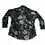 Camicia asimmetrica Rene Derhy in cotone bianca e blu Bianco - vista 2