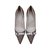Dior Heels Brown Beige Leather Cloth  ref.61903