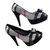 Burberry Heels Multiple colors Patent leather Cloth  ref.62274