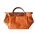 Longchamp Handbags Orange Synthetic  ref.62285