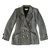 YVES SAINT LAURENT  Jacket Black White Wool  ref.62475