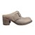 Free Lance Clogs Beige Leather  ref.62564