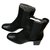 Comptoir Des Cotonniers Ankle Boots Black Leather  ref.62575