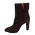 Tod's Ankle Boots Brown Suede  ref.62640