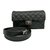 Chanel Borsa da cintura uniforme Nero Pelle  ref.62902