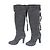 Vero Cuoio Botas overknee de ante grises