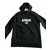 Givenchy Sudadera con capucha de gran tamaño Negro Algodón  ref.62992