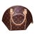 Bowling Louis Vuitton Eclipse Handbag Brown Leather  ref.63007
