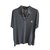 Leonard paris light fabric polo shirt Dark grey Viscose  ref.63019