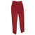 Moschino Cheap And Chic Pantalons Polyester Rouge  ref.63171