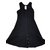 Chanel Robes Polyamide Noir  ref.63265