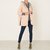 Bellerose Abrigos, Ropa de calle Rosa Beige Carne - vista 3