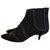 Stivaletti Claudie Pierlot in camoscio blu scuro con borchie Blu navy