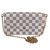 Louis Vuitton Clutch bags Beige Leather Cloth  ref.63451