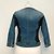Giacca in denim Flavio Castellani con inserti in pizzo nero Blu - vista 3