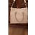 Borsa a mano Michael Kors Hamilton in pelle beige - vista 4