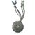 Gas Necklaces Black Silvery Metal Pearl  ref.63503