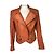 Balmain gesteppte Leder Bikerjacke