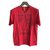 John Galliano Gazette-rotes T-Shirt Baumwolle Elasthan  ref.63616