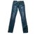 Elisabetta Franchi Jeans Coton Elasthane Bleu  ref.63624