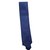 Hermès Corbatas Azul marino Seda  ref.63888