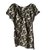 Robe 100% soie Virginie Castaway motif oiseaux Gris  ref.64018