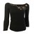 Moschino Cheap And Chic Tops Negro Algodón  ref.64271