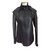 Chanel leather Jacket Black  ref.64398
