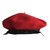 Chanel Chapéus Vermelho Lã  ref.64514