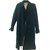 Burberry Coats, Outerwear Black Polyester  ref.64524