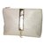 Yves Saint Laurent Little leather shop White Golden Cotton Polyester Linen  ref.64750