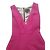 Vestido de seda rosa Fausto Puglisi - vista 2