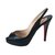 Christian Louboutin Sandals Black Leather  ref.64811