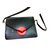 Louis Vuitton Handbag Black Red Leather  ref.64831