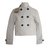 Burberry Girl Coats outerwear Beige Leather  ref.64851