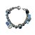 Clio Blue Bracelets Silvery Silver  ref.64867
