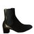 Mellow Yellow Ankle Boots Black Golden  ref.64874
