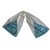 Autre Marque sciarpe Blu Crudo Seta  ref.64957